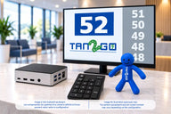 Ensemble système d'appel de numéros, Mini-PC TAN2GO , Clavier sans-fil, Câble HDMI, Clé USB