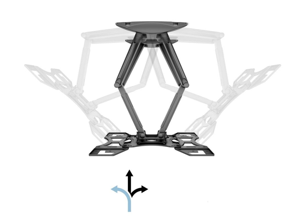 Slim Double Arm Full Motion TV Wall Mount for 32" to 65" - Beartvmounts - BM-M3265100
