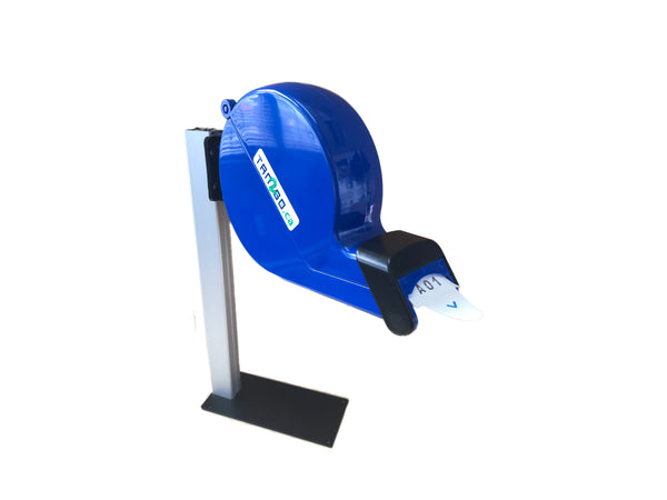 Take a Number System, Blue Ticket Dispenser, with Stand and 1 X 2000 Tickets Roll - ERGA TAN2GO