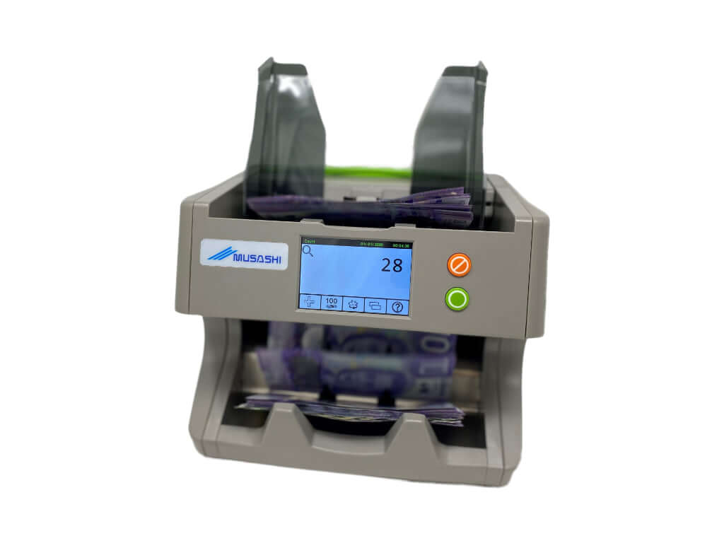 Musashi TELLAC-12, Institutional Grade Bill Counter - ERGA Musashi